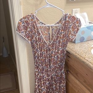 Hollister floral romper never worn